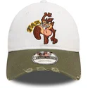 siltovka-zaoblena-biely-nastavitelny-9twenty-washed-tasmania-looney-tunes-new-era
