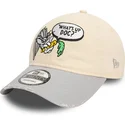 siltovka-zaoblena-bezova-nastavitelny-9twenty-washed-bugs-bunny-looney-tunes-new-era