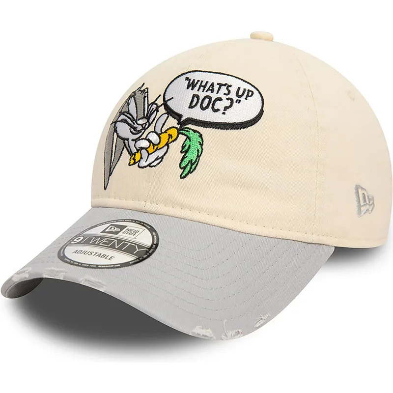 siltovka-zaoblena-bezova-nastavitelny-9twenty-washed-bugs-bunny-looney-tunes-new-era