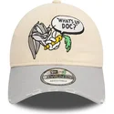 siltovka-zaoblena-bezova-nastavitelny-9twenty-washed-bugs-bunny-looney-tunes-new-era