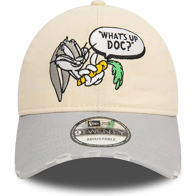 siltovka-zaoblena-bezova-nastavitelny-9twenty-washed-bugs-bunny-looney-tunes-new-era