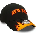 siltovka-zaoblena-cierna-nastavitelny-9twenty-race-flame-new-era