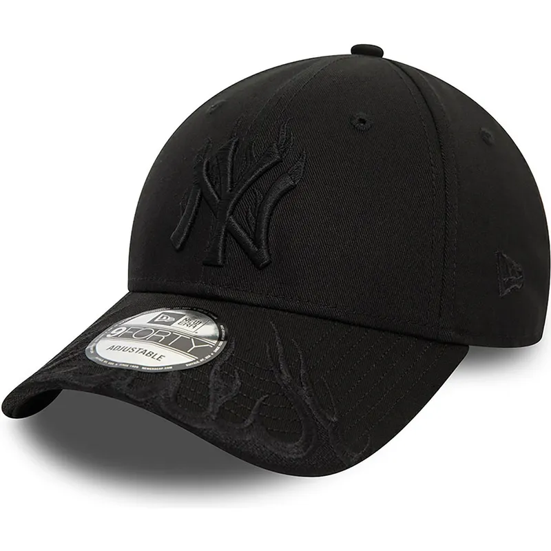 siltovka-zaoblena-cierna-nastavitelny-9forty-flame-new-york-yankees-mlb-new-era