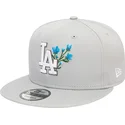 siltovka-rovna-siva-snapback-9fifty-seasonal-flower-los-angeles-dodgers-mlb-new-era