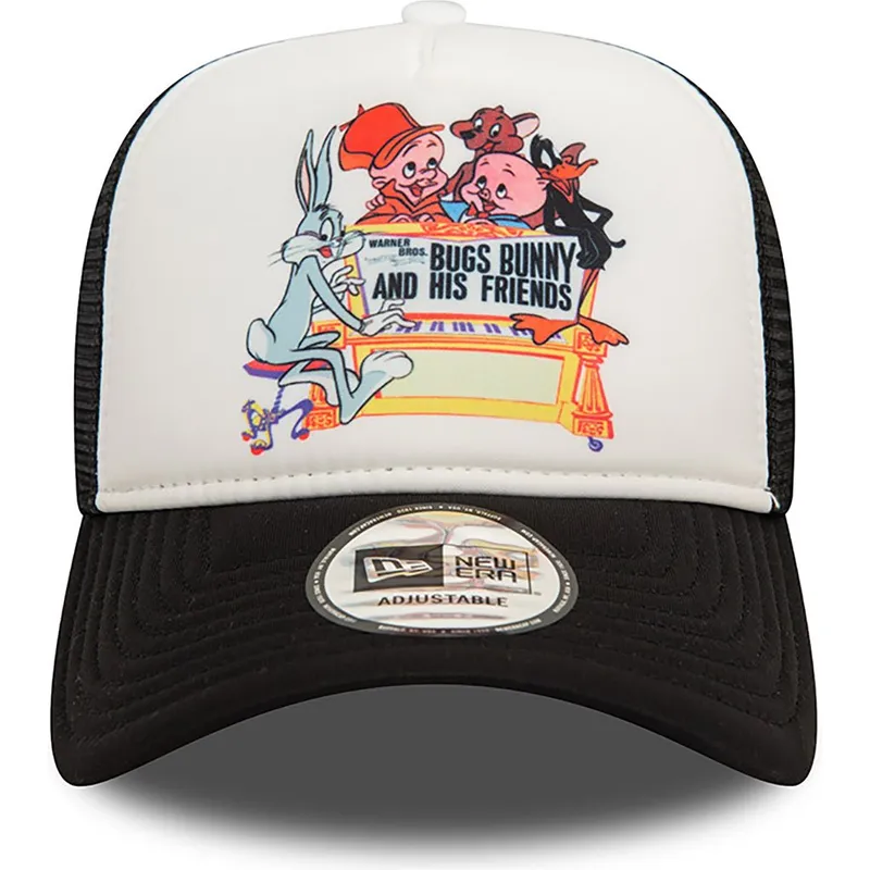 siltovka-zaoblena-cierna-snapback-bugs-bunny-and-his-friends-a-frame-looney-tunes-new-era