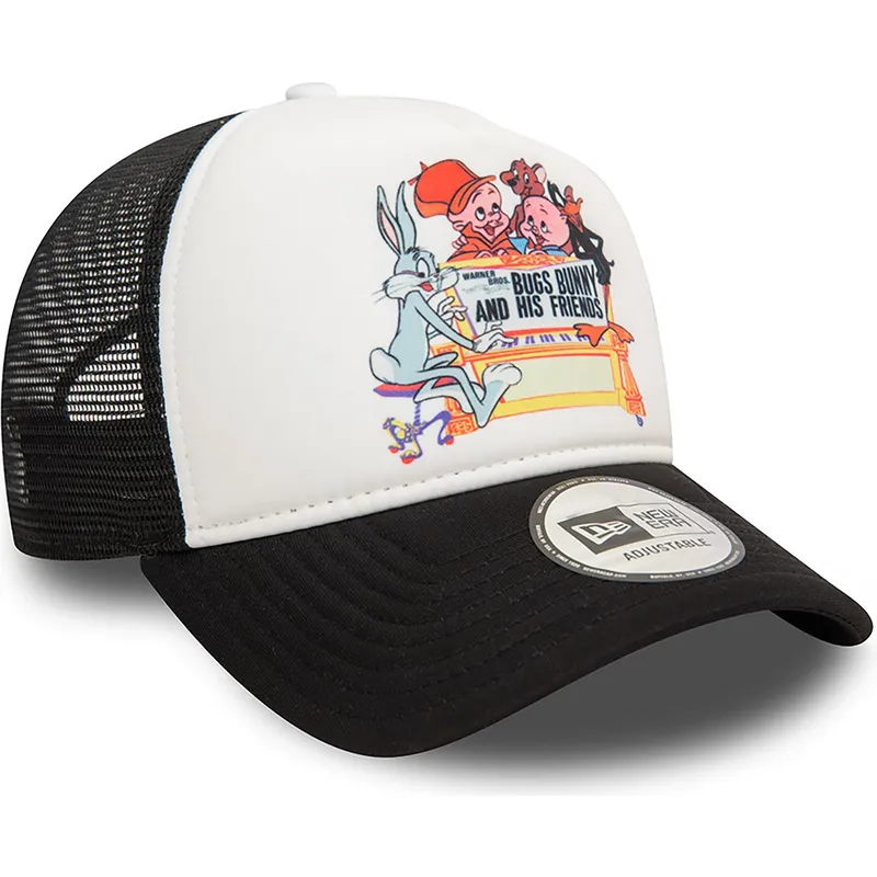 siltovka-zaoblena-cierna-snapback-bugs-bunny-and-his-friends-a-frame-looney-tunes-new-era