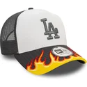 new-era-los-angeles-dodgers-mlb-a-frame-flame-weiss-graue-trucker-kappe