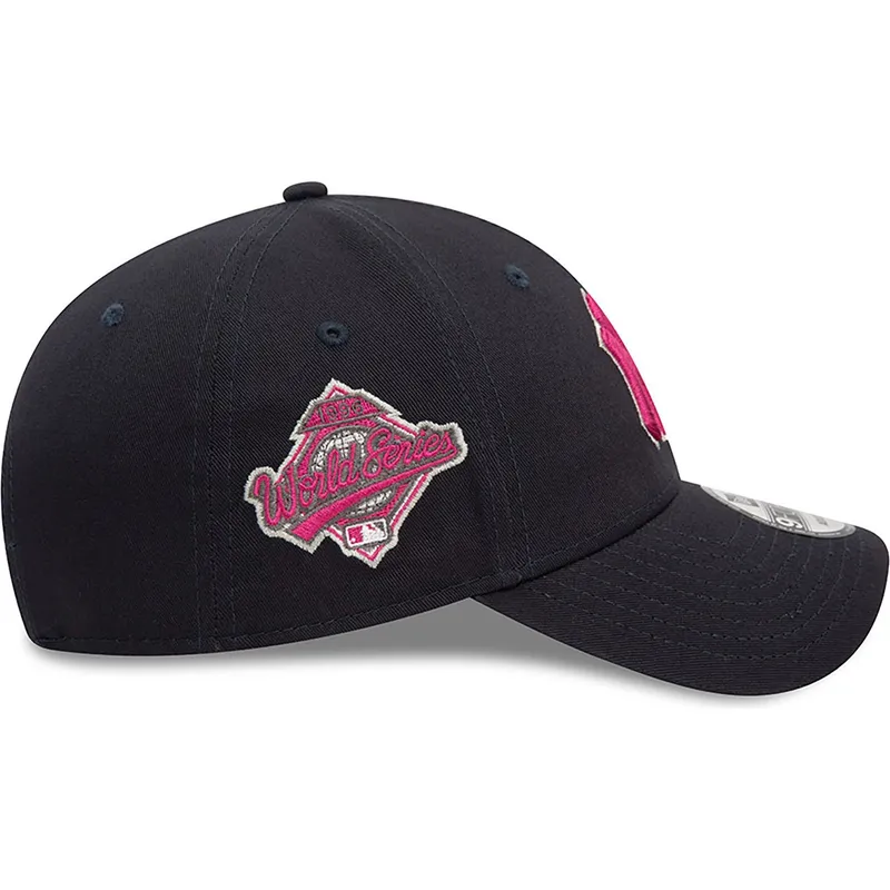 siltovka-zaoblena-tmavomodra-nastavitelny-rosa-9forty-flower-icon-new-york-yankees-mlb-new-era