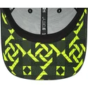 schwarze-verstellbare-kappe-mit-gebogenem-schirm-und-schwarzem-logo-9forty-geo-undervisor-print-von-valentino-rossi-vr46-motogp-