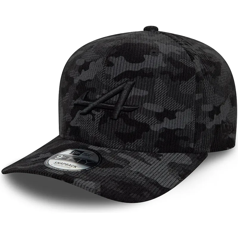 siltovka-zaoblena-cierna-snapback-9fifty-camo-cord-alpine-f1-team-formula-1-new-era