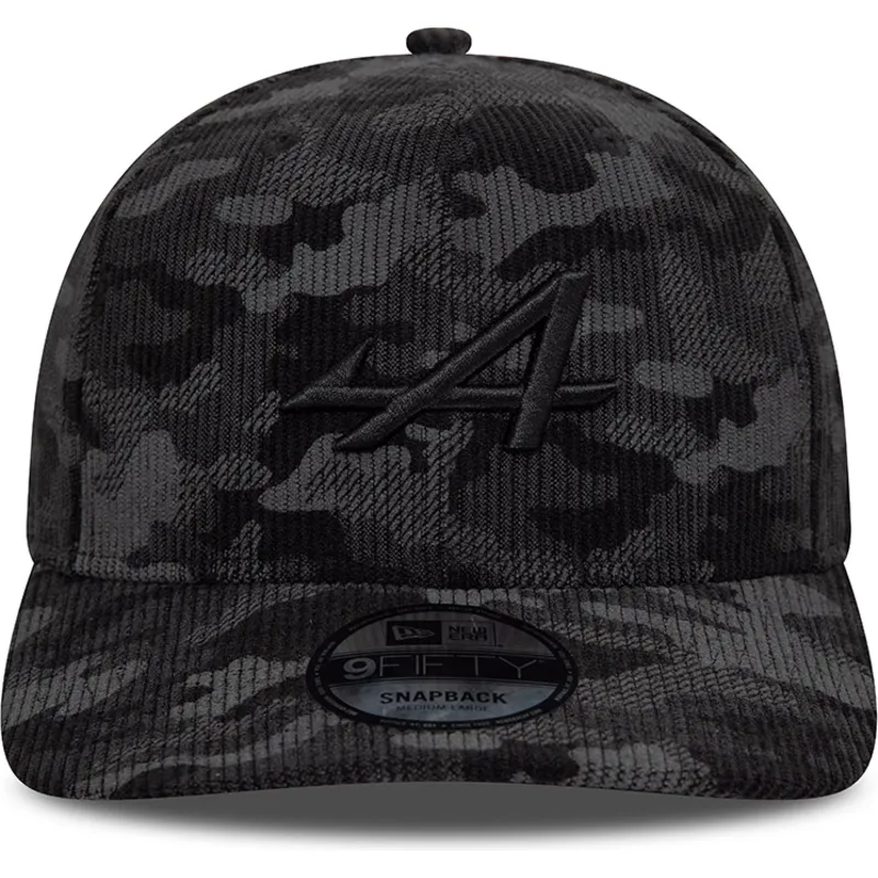 siltovka-zaoblena-cierna-snapback-9fifty-camo-cord-alpine-f1-team-formula-1-new-era