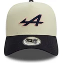 siltovka-zaoblena-modra-snapback-e-frame-chain-stitch-alpine-f1-team-formula-1-new-era