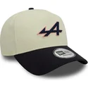 siltovka-zaoblena-modra-snapback-e-frame-chain-stitch-alpine-f1-team-formula-1-new-era