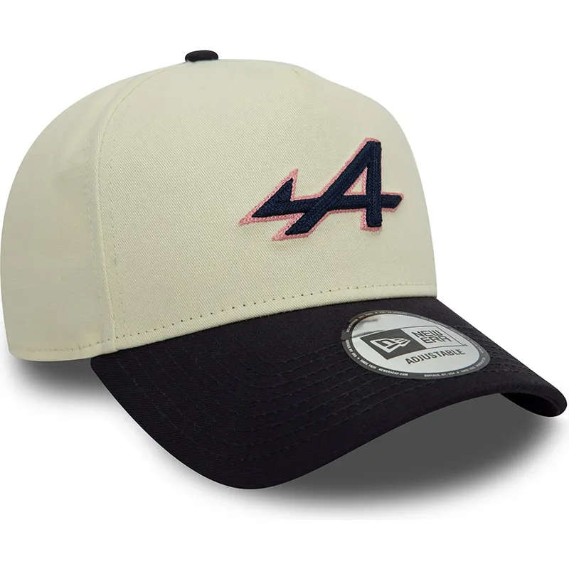 siltovka-zaoblena-modra-snapback-e-frame-chain-stitch-alpine-f1-team-formula-1-new-era