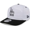 siltovka-zaoblena-biely-snapback-golfer-chrome-los-angeles-dodgers-mlb-new-era
