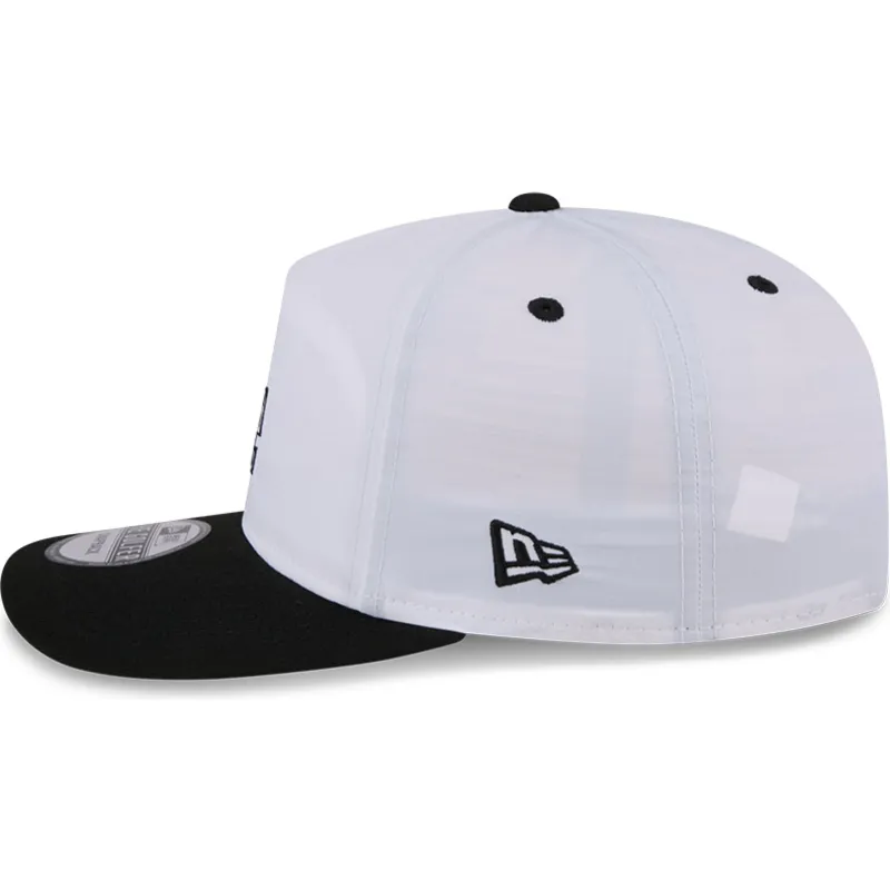 siltovka-zaoblena-biely-snapback-golfer-chrome-los-angeles-dodgers-mlb-new-era