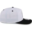 gebogene-weisse-und-schwarze-snapback-kappe-golfer-chrome-logo-von-new-york-yankees-mlb-von-new-era
