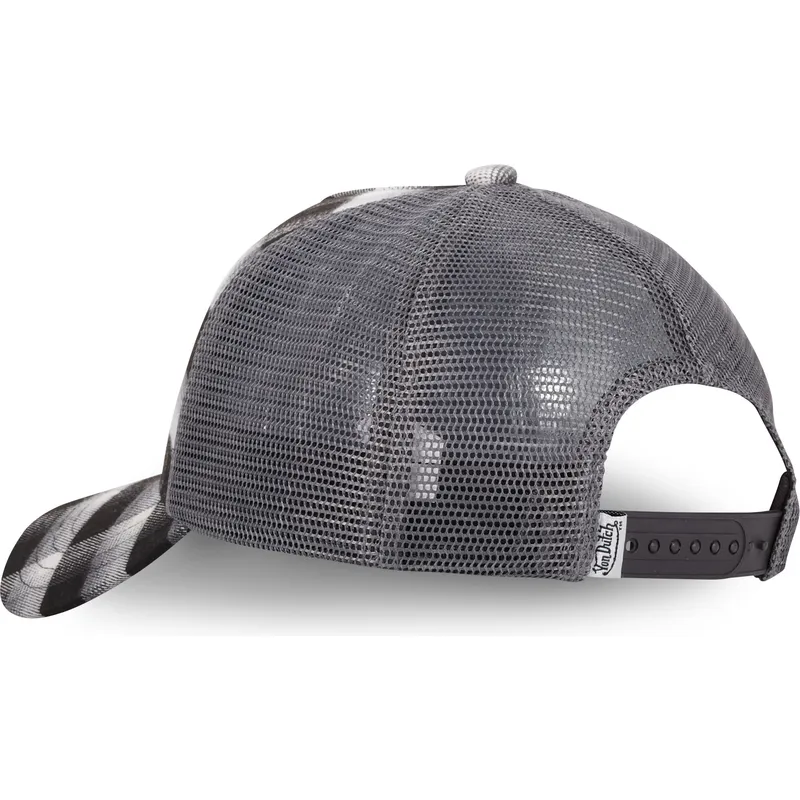 siltovka-zaoblena-siva-snapback-car03-von-dutch