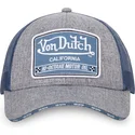siltovka-zaoblena-siva-snapback-mixgrey01-von-dutch