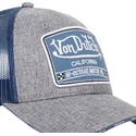 siltovka-zaoblena-siva-snapback-mixgrey01-von-dutch