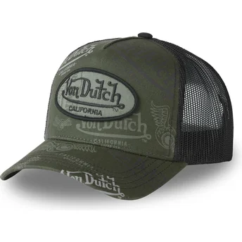 siltovka-zaoblena-zelena-snapback-cafe01-von-dutch