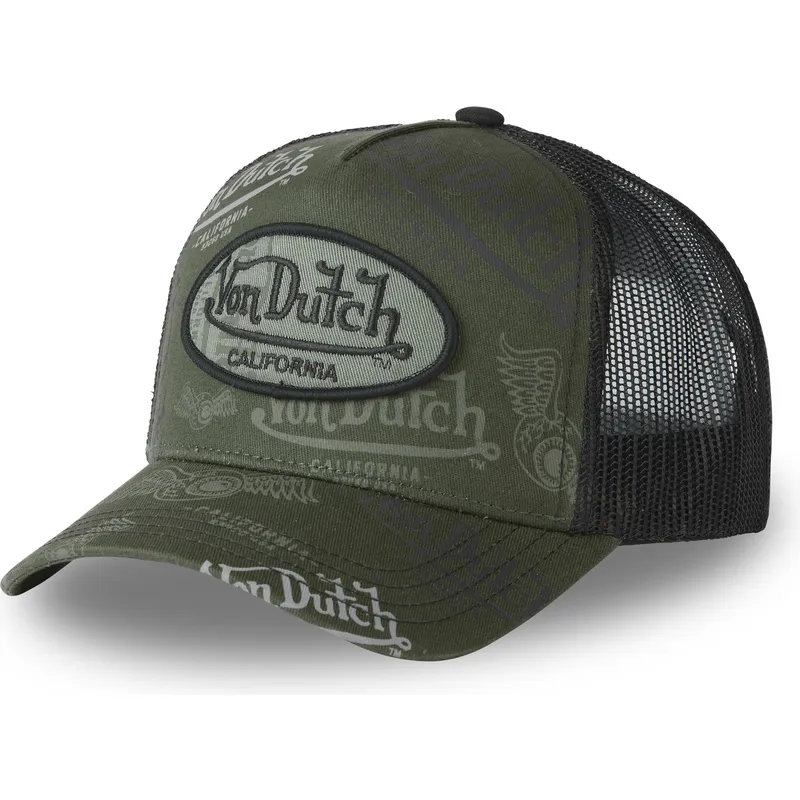 siltovka-zaoblena-zelena-snapback-cafe01-von-dutch