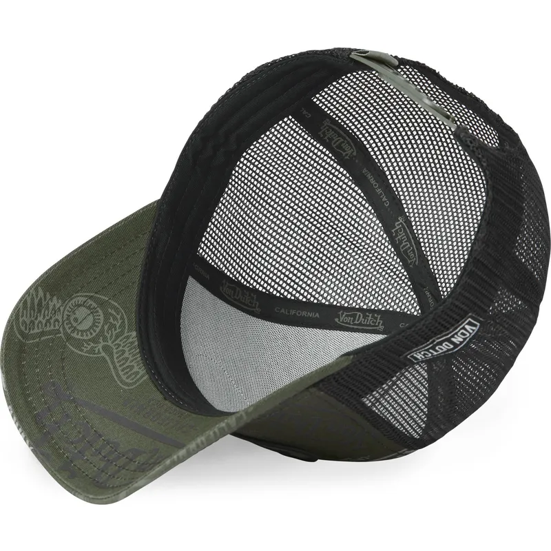 siltovka-zaoblena-zelena-snapback-cafe01-von-dutch