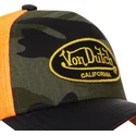 gebogene-kappe-camouflage-und-orange-snapback-vint08-von-von-dutch