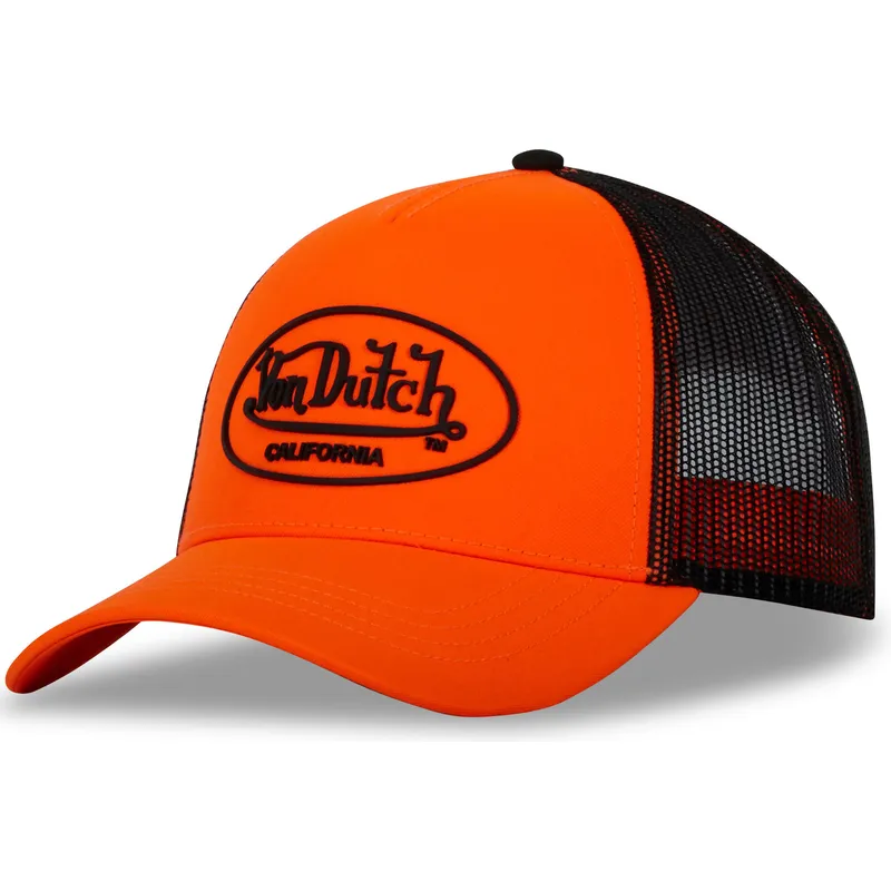 cap-zaoblena-orange-snapback-von-dutch