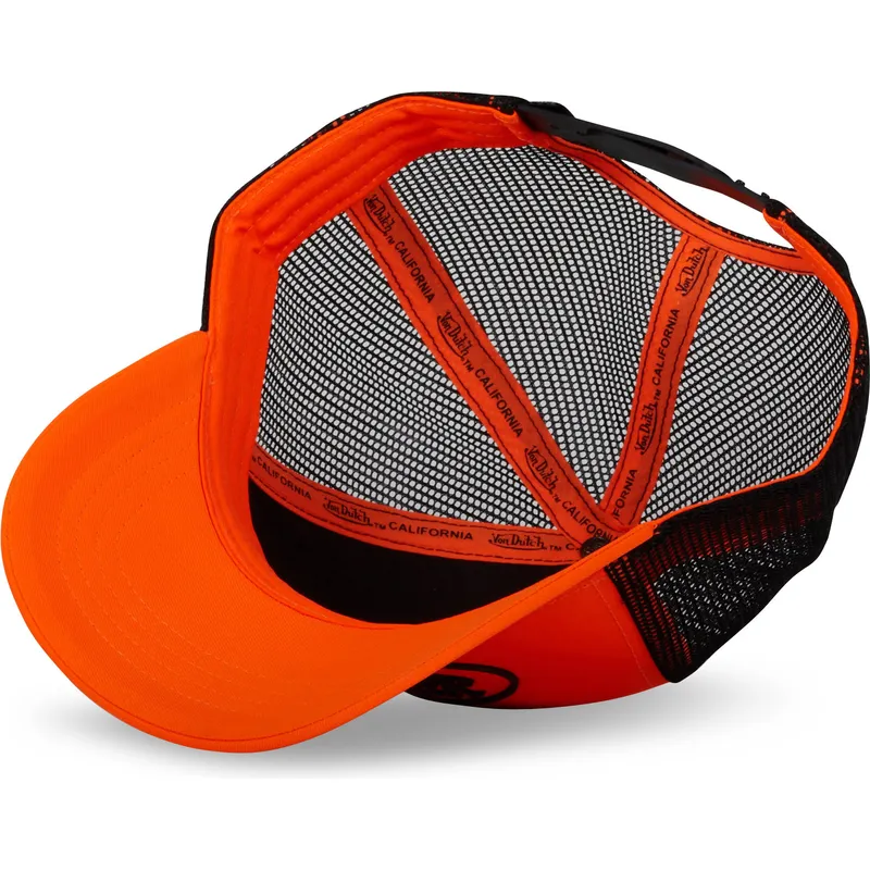 cap-zaoblena-orange-snapback-von-dutch