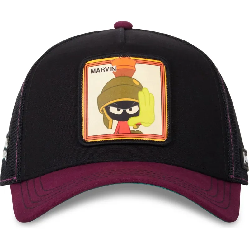 siltovka-zaoblena-cierna-snapback-loo10-vmar-marvin-martan-looney-tunes-capslab