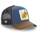 capslab-pokemon-pikachu-pkm5-marineblau-und-braun-trucker-kappe