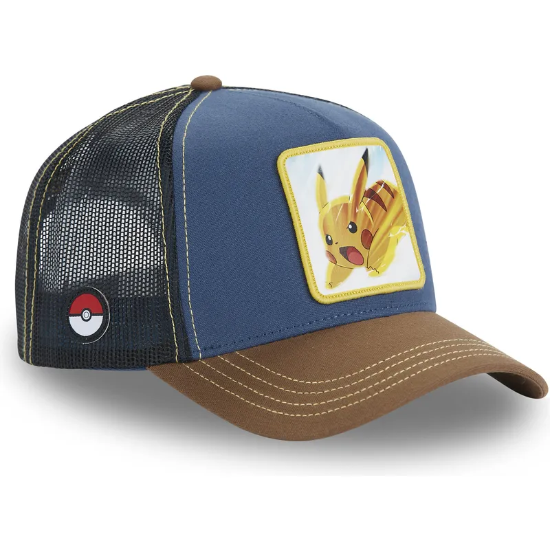 siltovka-zaoblena-tmavomodra-snapback-pkm5-pik-pikachu-pokemon-capslab