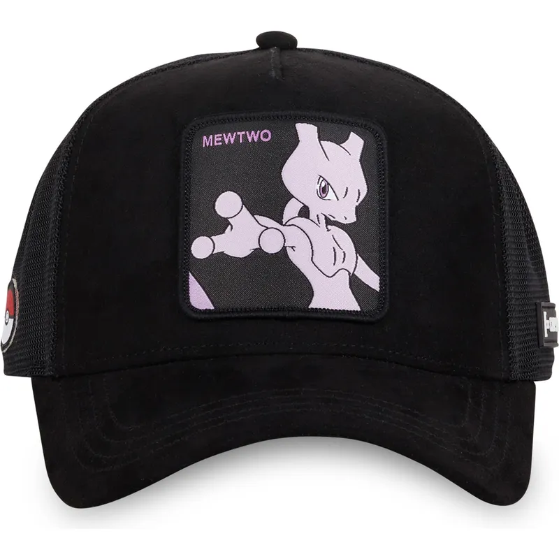 siltovka-zaoblena-cierna-snapback-pmk5-mew-mewtwo-pokemon-capslab
