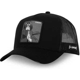 Capslab Itachi Uchiha ITA CT Naruto Black Trucker Hat