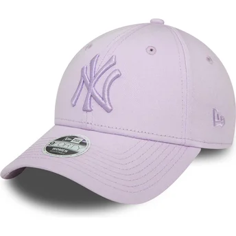 Cap zaoblená violet adjustable strap 9FORTY League Essential New York Yankees MLB New Era