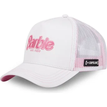 Šiltovka zaoblená biely snapback BAR9 CT Barbie Capslab