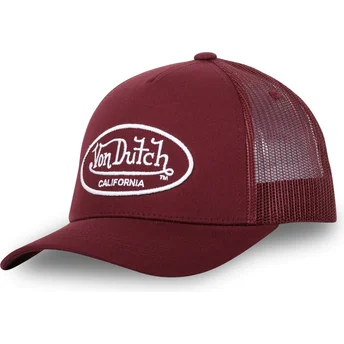 Cap zaoblená red adjustable strap Von Dutch