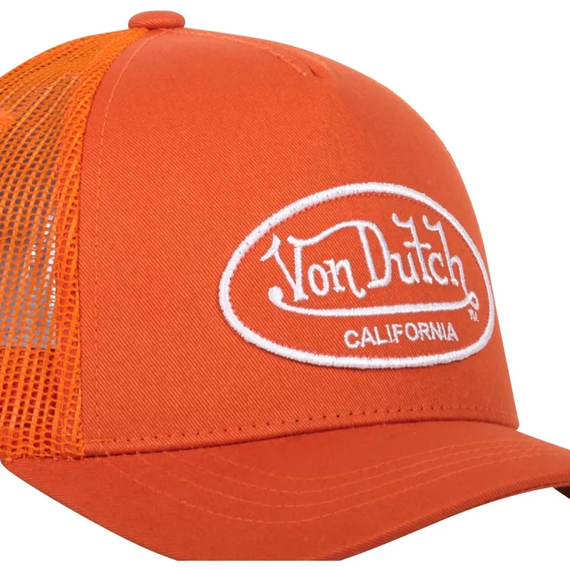 cap-zaoblena-orange-adjustable-strap-von-dutch cap-zaoblena-orange-adjustable-strap-von-dutch
