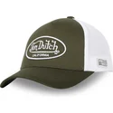 grune-und-weisse-verstellbare-trucker-kappe-lof-b16-von-von-dutch
