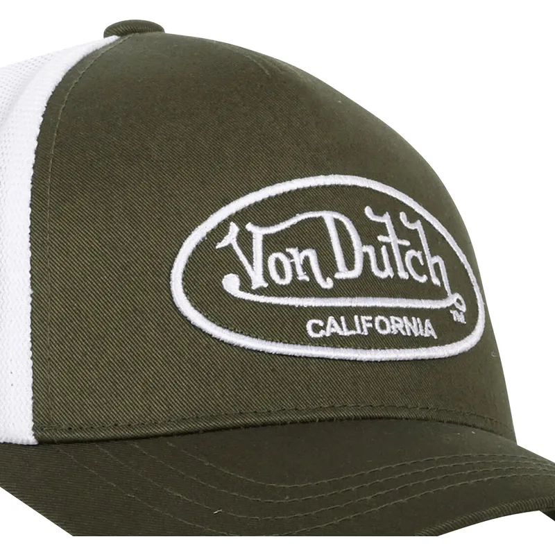 grune-und-weisse-verstellbare-trucker-kappe-lof-b16-von-von-dutch