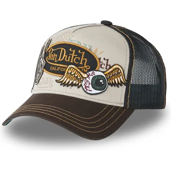 Καφέ καπέλο trucker PATCHES03 της Von Dutch