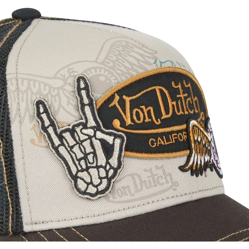 cap-zaoblena-brown-snapback-von-dutch