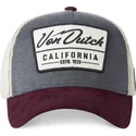 trucker-cap-grau-und-weinrot-lea04-von-von-dutch