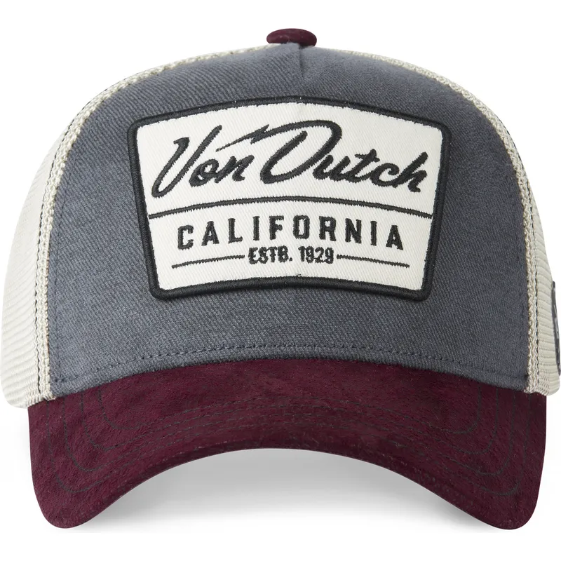 trucker-cap-grau-und-weinrot-lea04-von-von-dutch