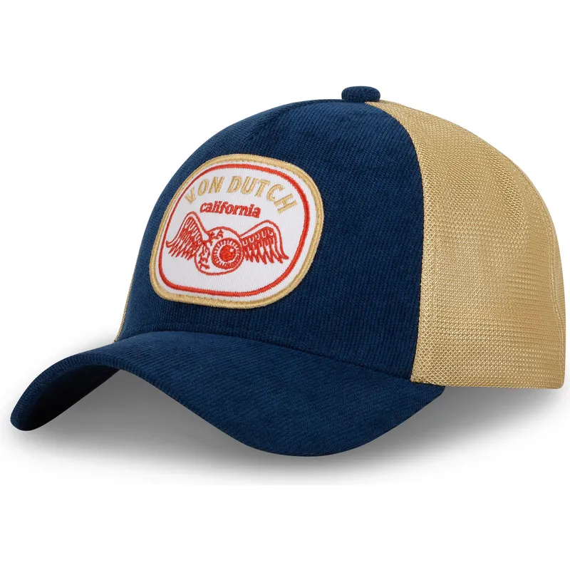 siltovka-zaoblena-tmavomodra-snapback-blu-ct-von-dutch