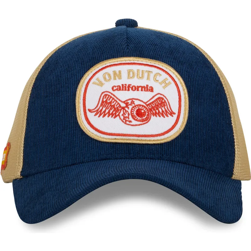 siltovka-zaoblena-tmavomodra-snapback-blu-ct-von-dutch