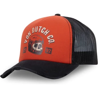 Trucker-Cap orange und schwarz CREW17 von Von Dutch