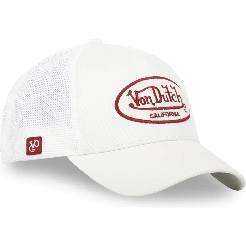cap-zaoblena-white-snapback-von-dutch