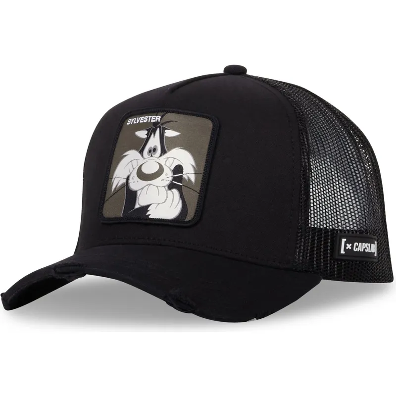siltovka-zaoblena-cierna-snapback-loo10-syl-sylvester-looney-tunes-capslab